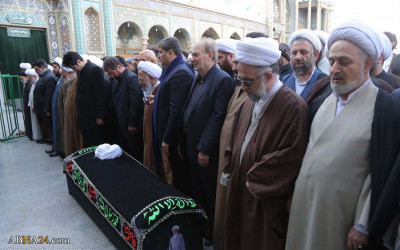 Secretary-General of AhlulBayt (a.s.) World Assembly attends at funeral c ( (16).jpg
